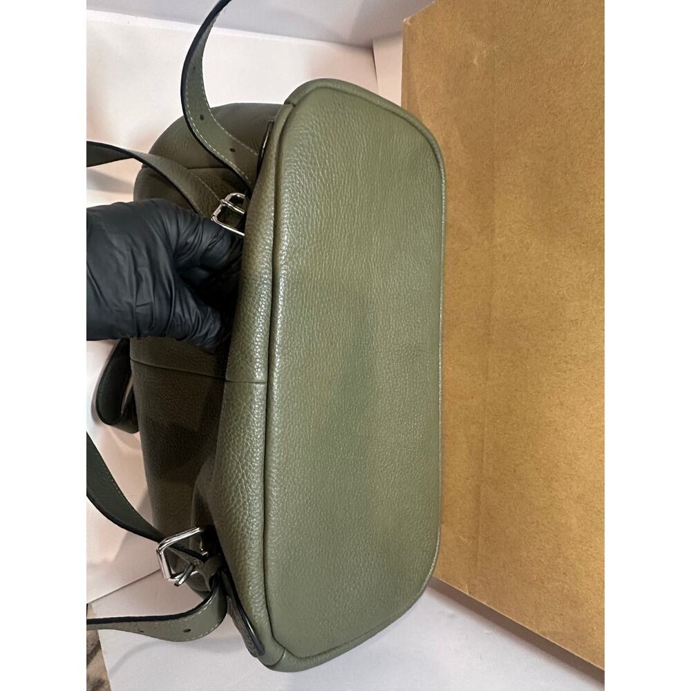 Coach Pennie Backpack 6145 Surplus Olive Green Pebbled Leather Original Tag - Picture 10 of 16
